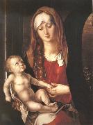 Albrecht Durer The Virgin before an archway oil painting artist
